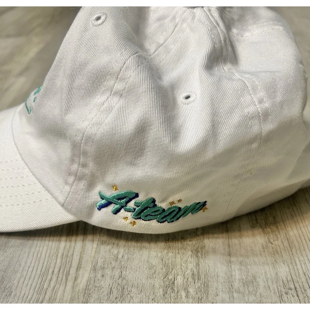 Alani Nu White Adjustable 100% Cotton Logo Baseball Cap Women Energy Supplement